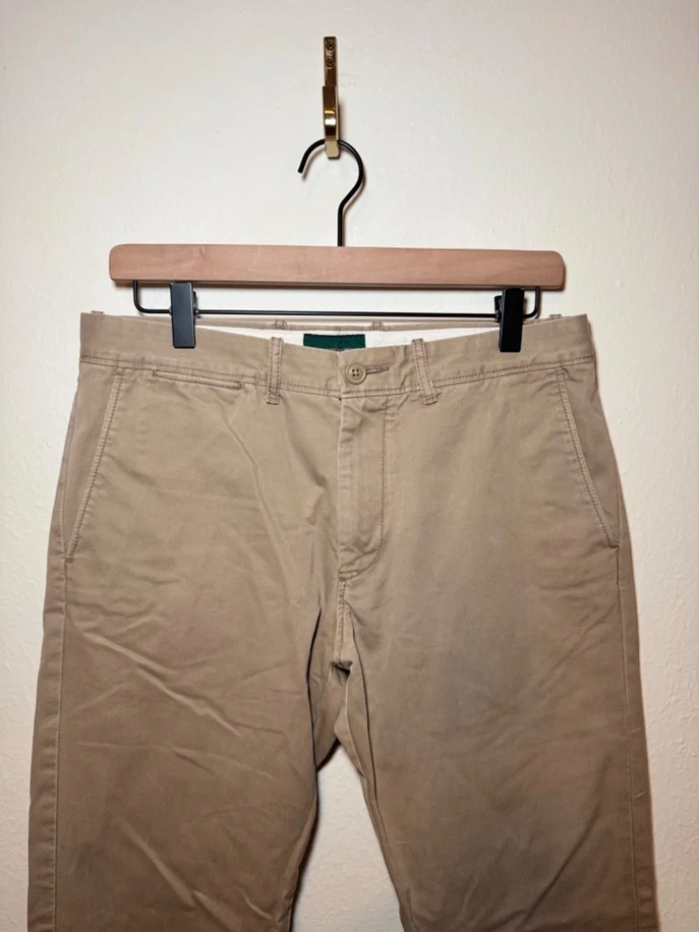 J.Crew Always 484 Slim Chino Pants Mens 30x32 Khaki Tan Cotton Casual Preppy